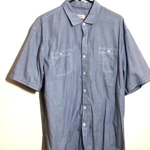 Michael Brandon Western Casual Button Up Short Sleeve Shirt sz XXL